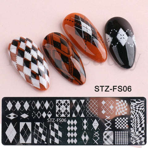 New Nail Charm Mold Stencil Tools