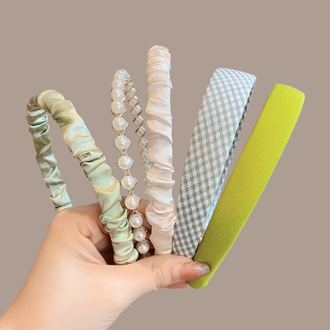 3/6/8PCS Set Fashion Women Cloth Hair Bands