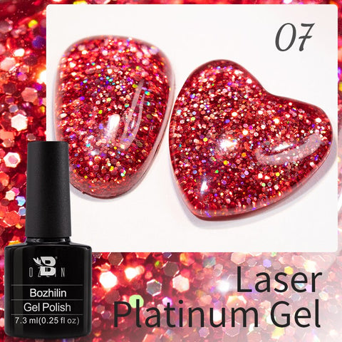 New Chameleon Flake Gel Nail Polish