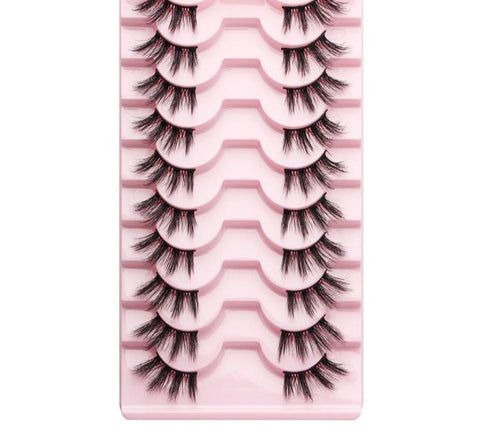 YSDO 3/5/10 Pairs Natural Half Eyelash