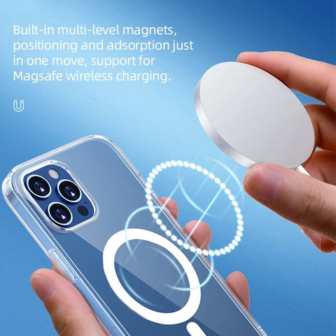 Ultra Clear Magnetic Circle Magsafing Case