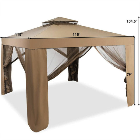SUGIFT 10'x10' Outdoor Gazebo Patio Tents
