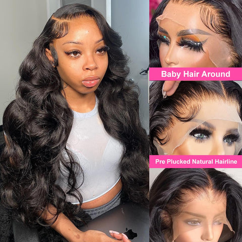 5X5 Transparent Lace Front Closure Human Hair