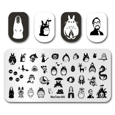 New Nail Plates Stamp King Manicure Set