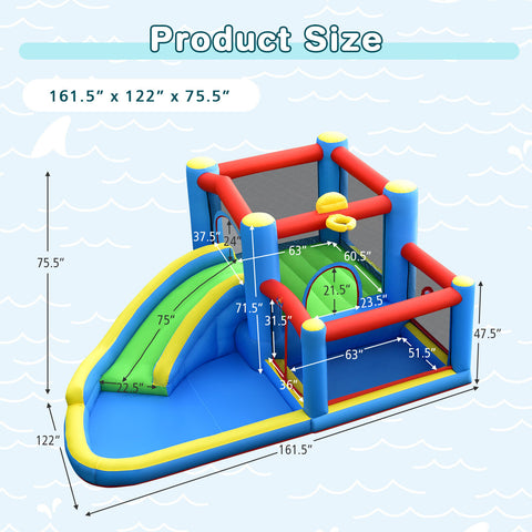 Kids Water Slide Outdoor Indoor Slide Bounce