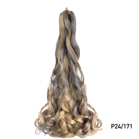 New French Curls Braiding Hair