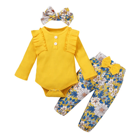 Newborn Infant Autumn 3Pcs Set