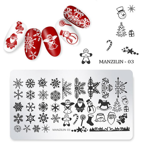 New Nails Art Stencil Stamp Tools