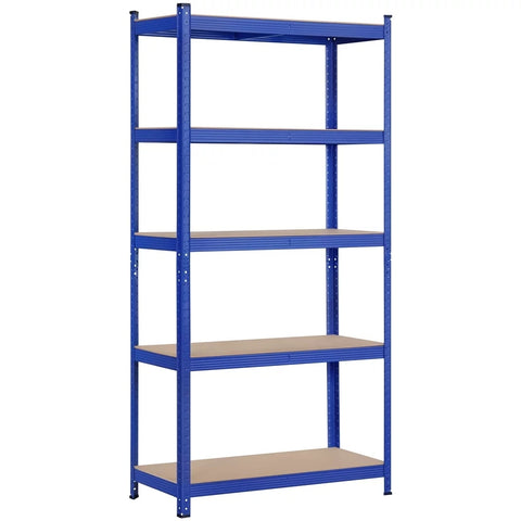 5 Shelf Heavy Duty Metal Adjustable Utility Storage Shelf