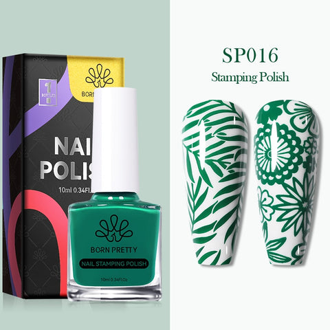 10ml 25 Colors Nail Stamping Polish