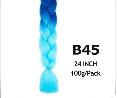 24 Inch Jumbo Braid Ombre Jumbo Hair Extension