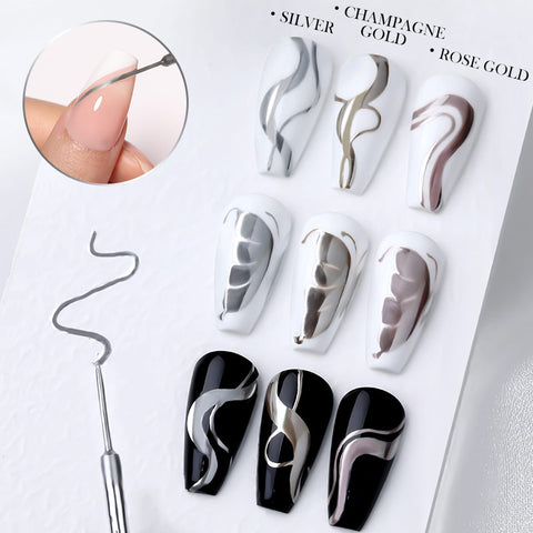 5ml Metallic Painting Liner Gel Polish