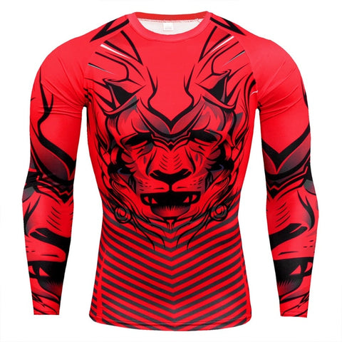 Men Long Sleeve Gym T-shirts