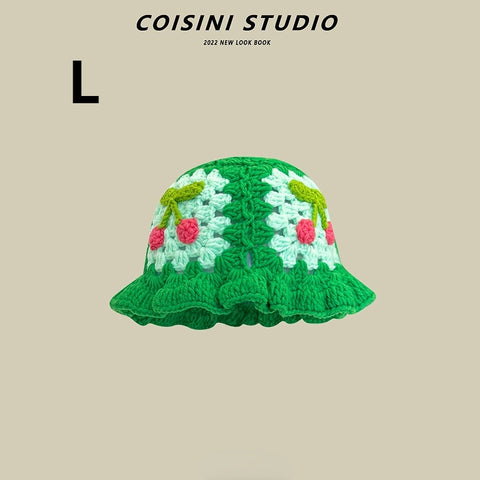 2023 Flower Crochet Bucket Hat