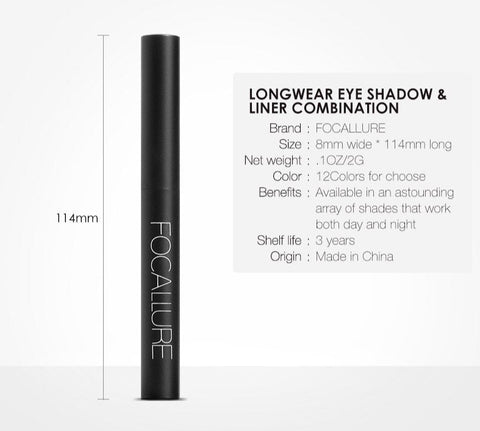 New Stick Waterproof Cosmetic Eye Shadow