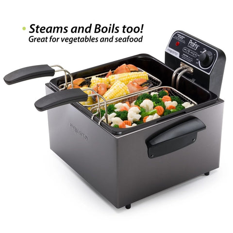 Presto 5Qt Dual Basket Pro Fry