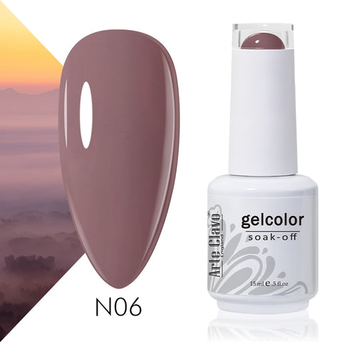 15ml Rose Red Color Series Gel Nail Polish