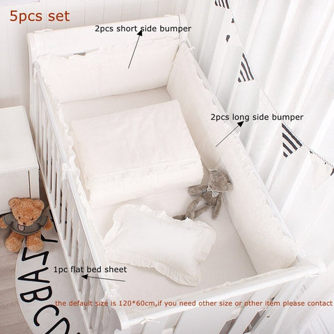 5Pcs Summer Breathable Baby Bed