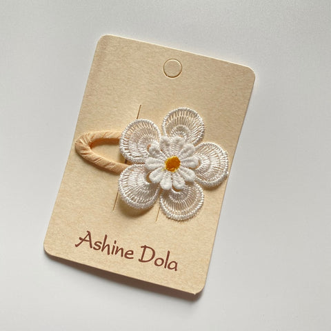 Children Lace White Barette Princess Hooks