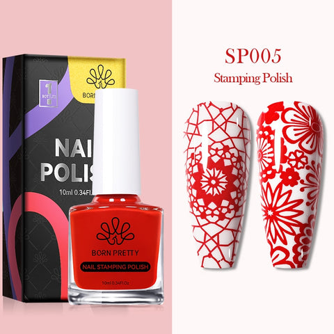 10ml 25 Colors Nail Stamping Polish