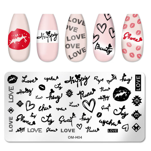 New Nails Art Stencil Stamp Tools