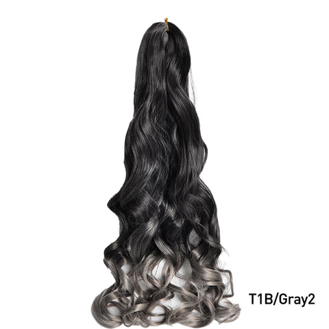 New French Curls Braiding Hair