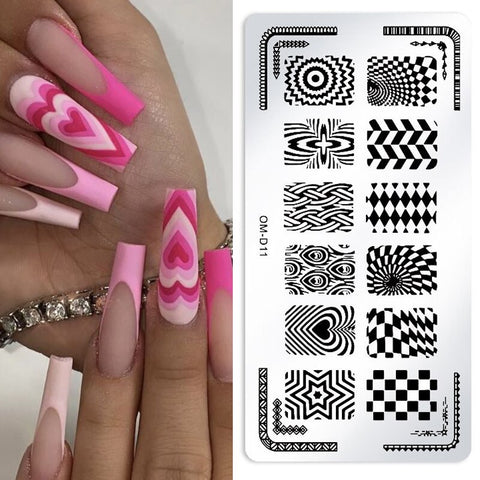 New Nails Art Stencil Stamp Tools