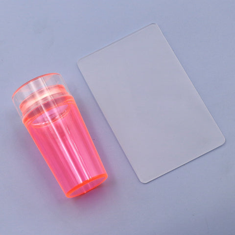 4cm(1 Set) Round Jelly Transfer Painting Stamper