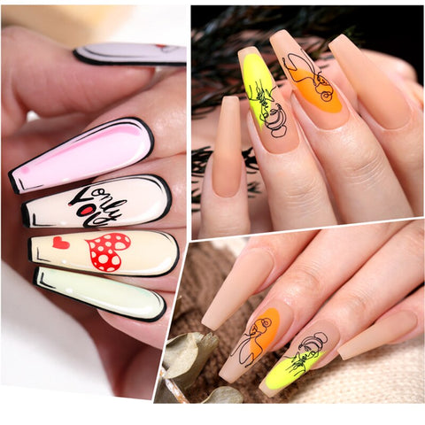 New 12*6cm Nail Art Templates