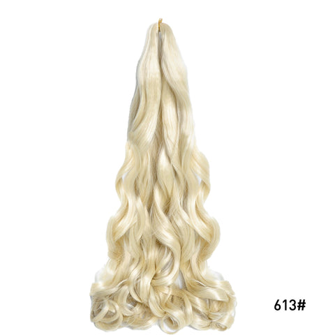 New French Curls Braiding Hair