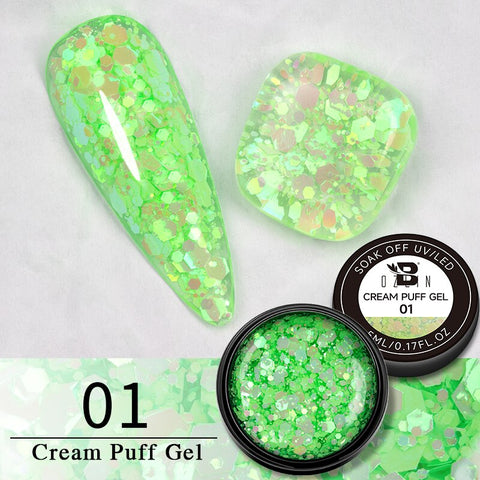 New Chameleon Flake Gel Nail Polish
