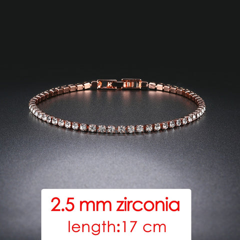 Women Fashion Small Cubic Zircon Crystal Bracelets