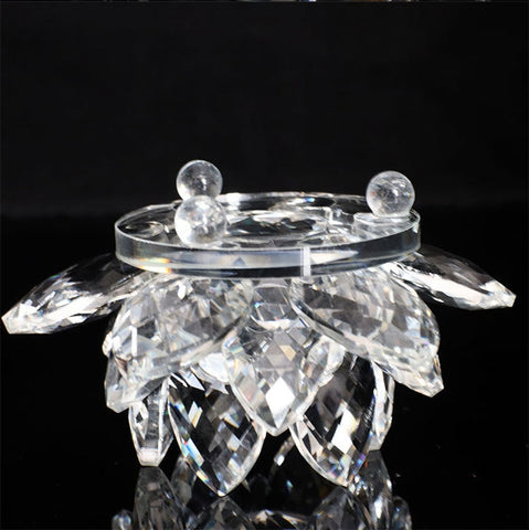80Mm Quartz Crystals Lotus Flower