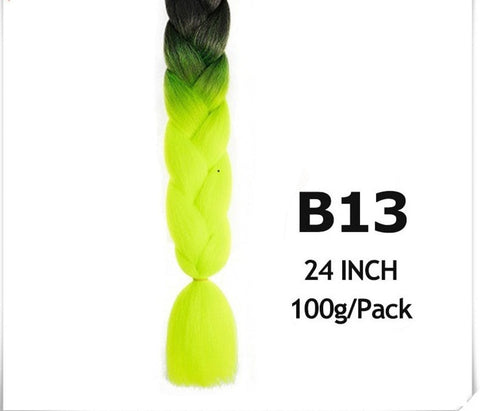 24 Inch Jumbo Braid Ombre Jumbo Hair Extension