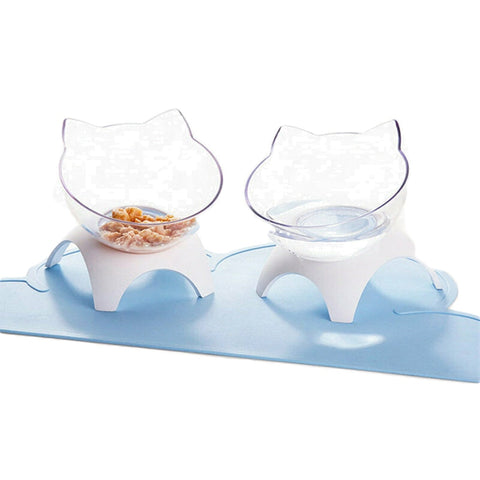 Cat Elevated Ear Design Feeding Bowls