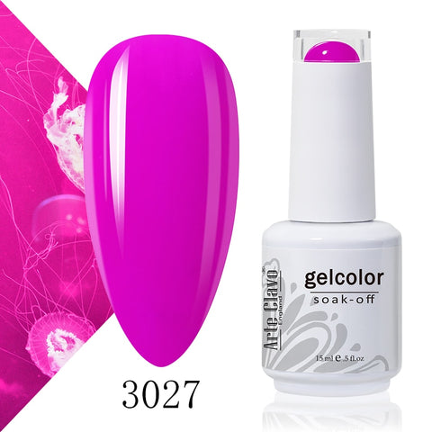 15ml Rose Red Color Series Gel Nail Polish