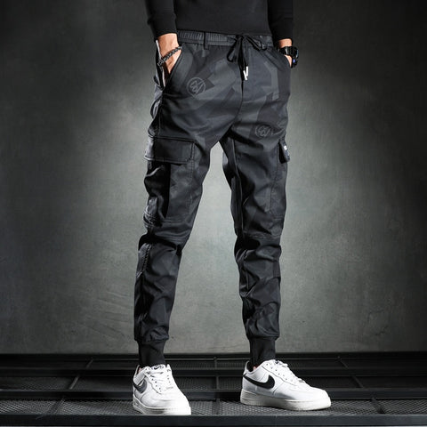 Men Camouflage Elasticity Military Cargo Pants