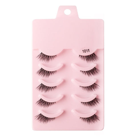 3/5 Pairs Faux Mink Lashes Reusable False Eyelashes