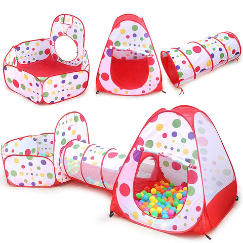 3 In 1 Children Ball Pool Baby Ballon Playpen Portable Kids Tent Ball Pit