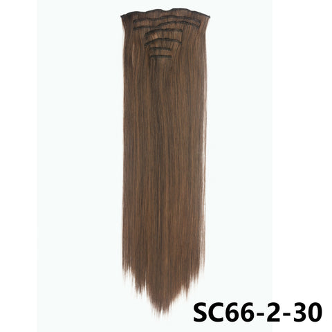 New Long Straight Natural 16 Clip