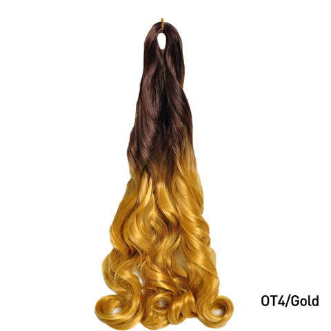 New French Curls Braiding Hair