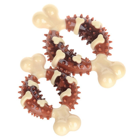 Dog Bone Sharp Teeth Cleaning Chew Toy