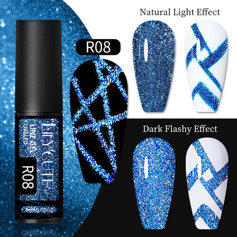 5ml Metallic Painting Liner Gel Polish