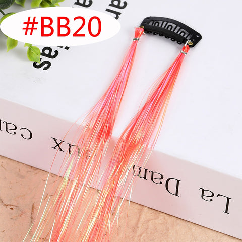 Rainbow Shiny Sparkle Hair Tinsel Kit