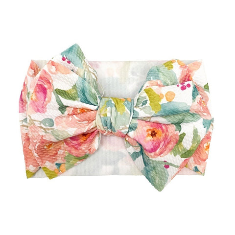 Baby Girls Big Bow Tie Hair Band