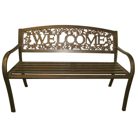 Leigh Country Outdoor Raised Metal Bench