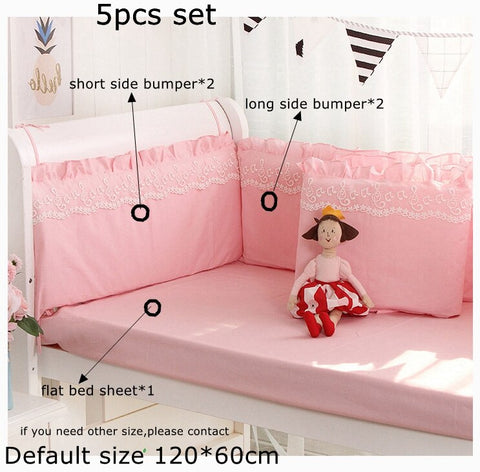 5Pcs Summer Breathable Baby Bed