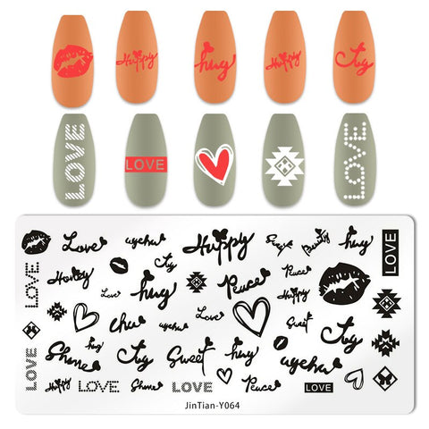 New Nails Art Stencil Stamp Tools