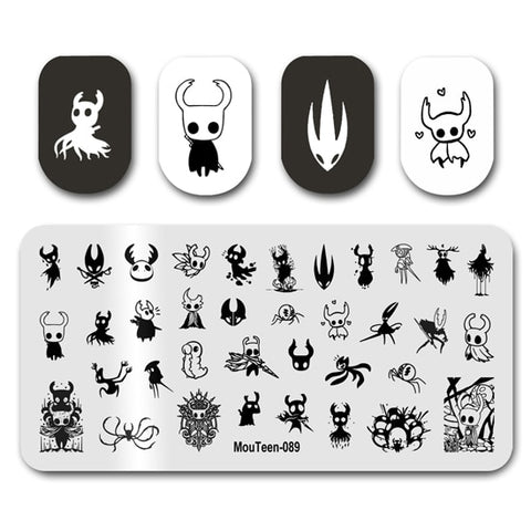 New Nail Plates Stamp King Manicure Set