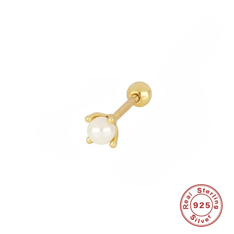 925 Sterling Silver Pearls Earrings